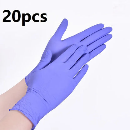 Multi-Color Nitrile Disposable Gloves – Latex-Free, Waterproof, Durable Household Cleaning Gloves (XS/S/M/L Sizes Available)