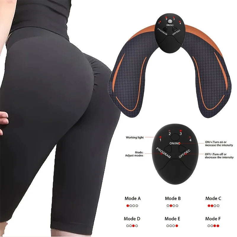 Wireless Electric Body Shaping & Slimming Massager – Hip Lifting, Fitness Toning, and Multiple Massage Modes