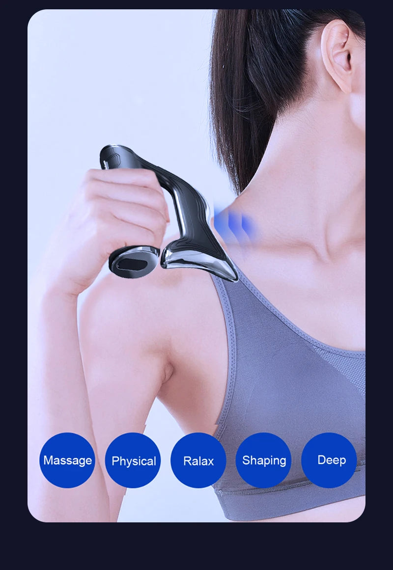 Electric Vibration Fascia Massage Blade – Handheld Muscle Relaxation & Body Massage Tool
