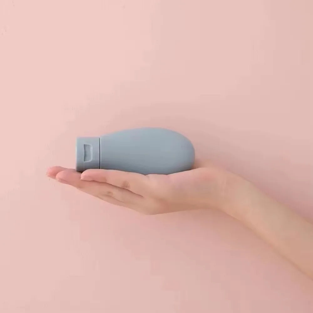 3-Piece Travel Refillable Silicone Bottles – 60ml/100ml Squeeze Tubes for Shampoo, Lotion & Toiletries