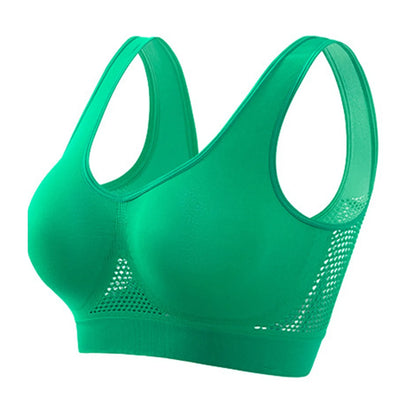 Women’s Sports Bra – Breathable Support Yoga & Running Bra, Soft Shock-Absorbing Fitness Top (No Underwire)