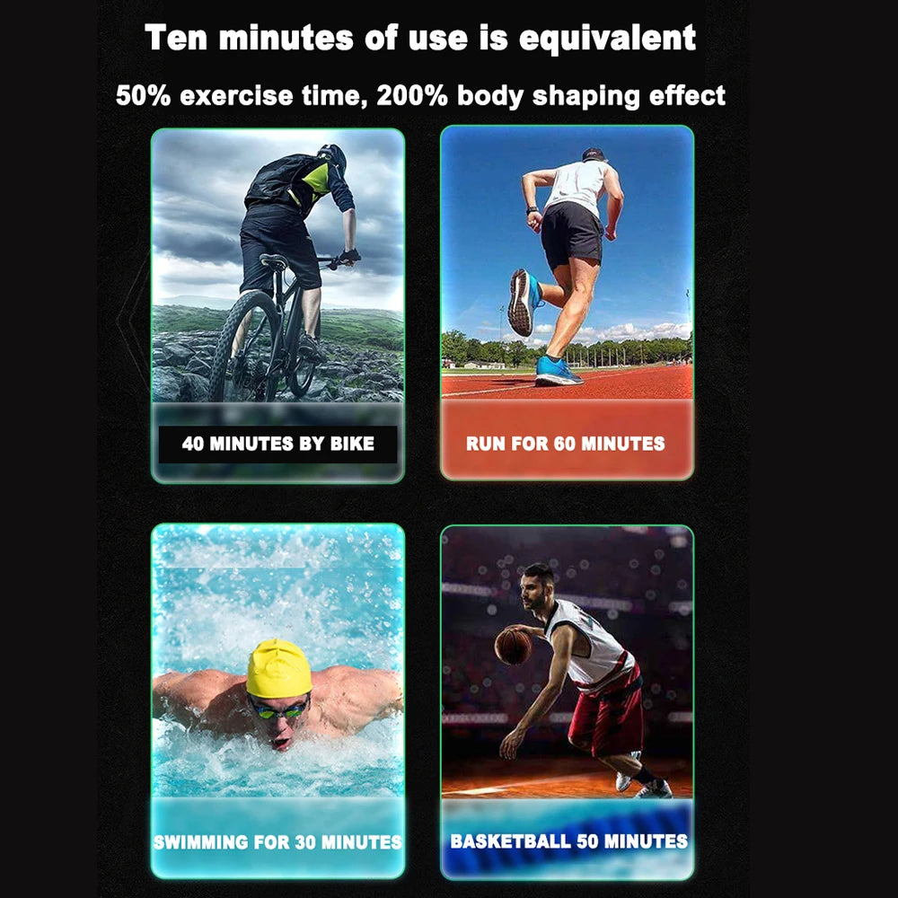 USB Rechargeable Abdominal Muscle Trainer – Portable EMS Massager Belt for Abs, Core Toning & Fitness Workouts