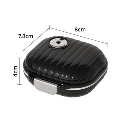 Portable 7 Day Pill Organizer Waterproof Travel Medicine Storage Case Sealed Box