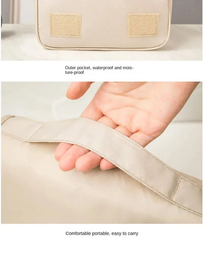 High-Quality Travel Makeup Bag – Waterproof Toiletry Organizer with Hook | Lightweight Cosmetic Storage Pouch for Women