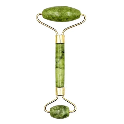 Natural Jade Roller & Gua Sha Set – Facial Massager for Anti-Aging, Puffiness & Skin Care – Spa Beauty Tool for Face & Neck