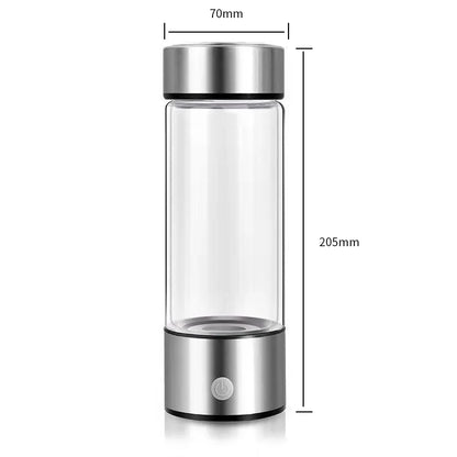 Portable Electric Hydrogen Water Bottle – Titanium Filter, USB Rechargeable, Hydrogen-Rich for Health & Wellness