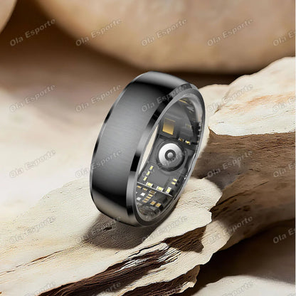 Smart Ring Fitness Tracker Call Alerts Sleep Monitor IP68 Waterproof Ring