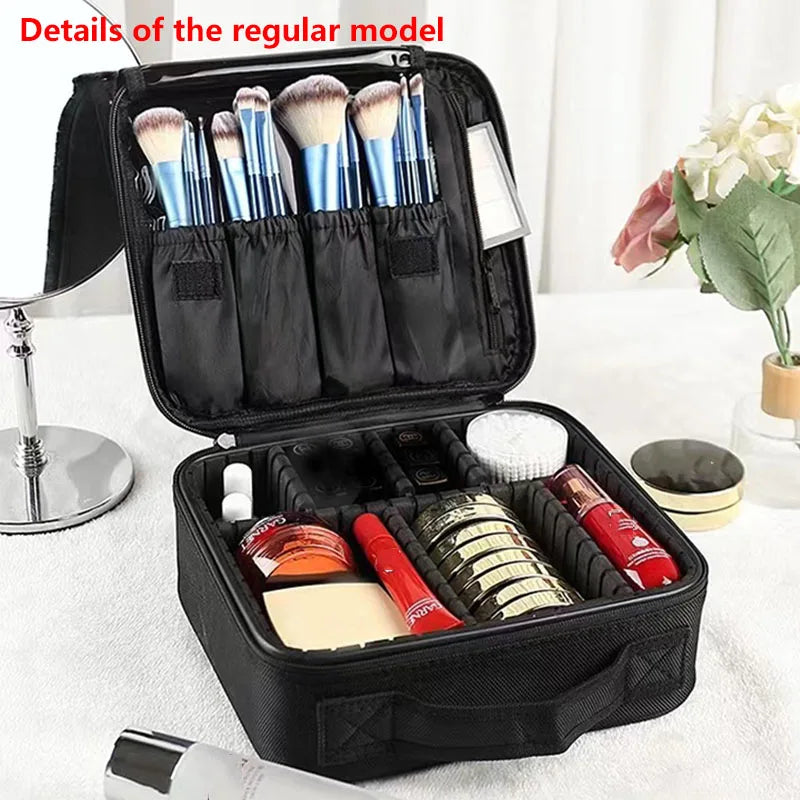 Professional Makeup Case Travel Cosmetic Organizer Waterproof Beauty Storage Bag