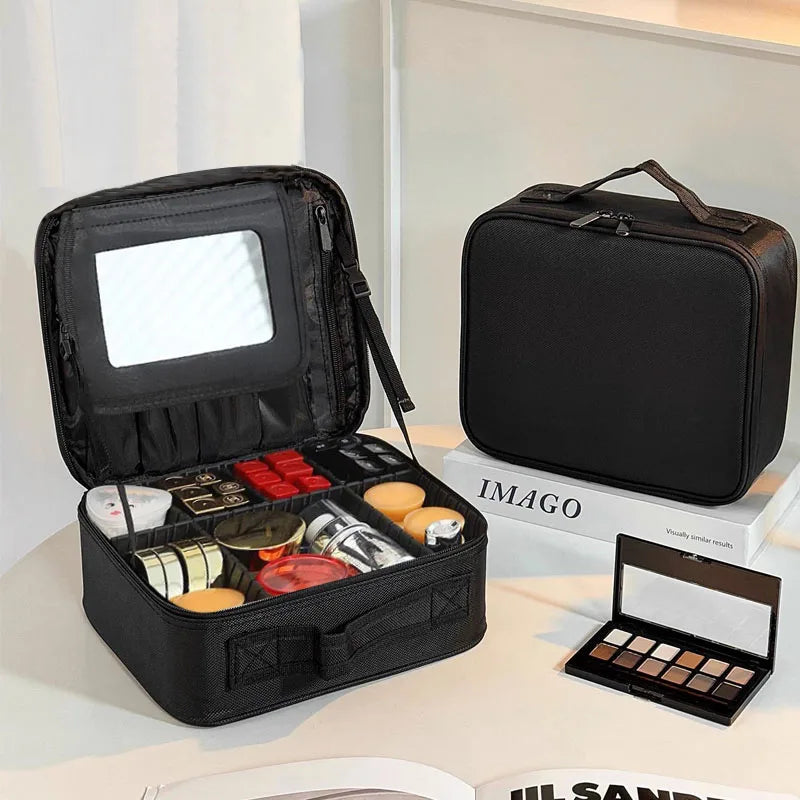 Professional Makeup Case Travel Cosmetic Organizer Waterproof Beauty Storage Bag