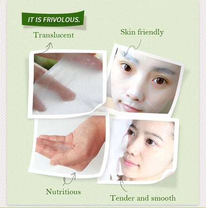 10 Pcs Natural Plant Facial Masks – Moisturizing, Oil Control & Anti-Aging Korean Sheet Masks with Fruit and Aloe Extracts