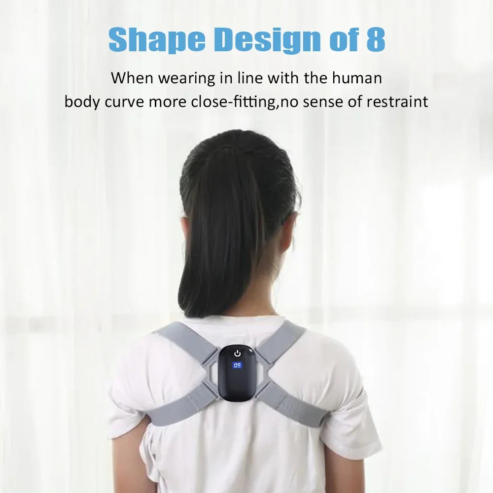 Smart Posture Corrector with Sensor – Invisible Back Support Belt & Hunchback Reminder for Adults and Kids