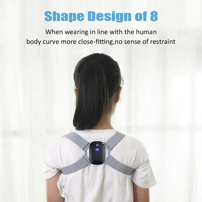 Smart Posture Corrector with Sensor – Invisible Back Support Belt & Hunchback Reminder for Adults and Kids