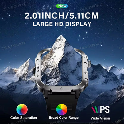 Men’s Smart Watch Bluetooth Call – LED Touch Screen Fitness Tracker with Multi-Sport Modes, Smart Notifications (Android & iOS)
