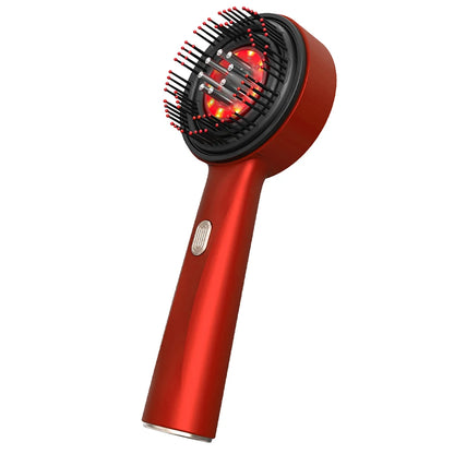 Electric Microcurrent Massage Comb – 660nm Red Light Hair Growth & Scalp Massager for Hair Care, Relaxation & Blood Circulation
