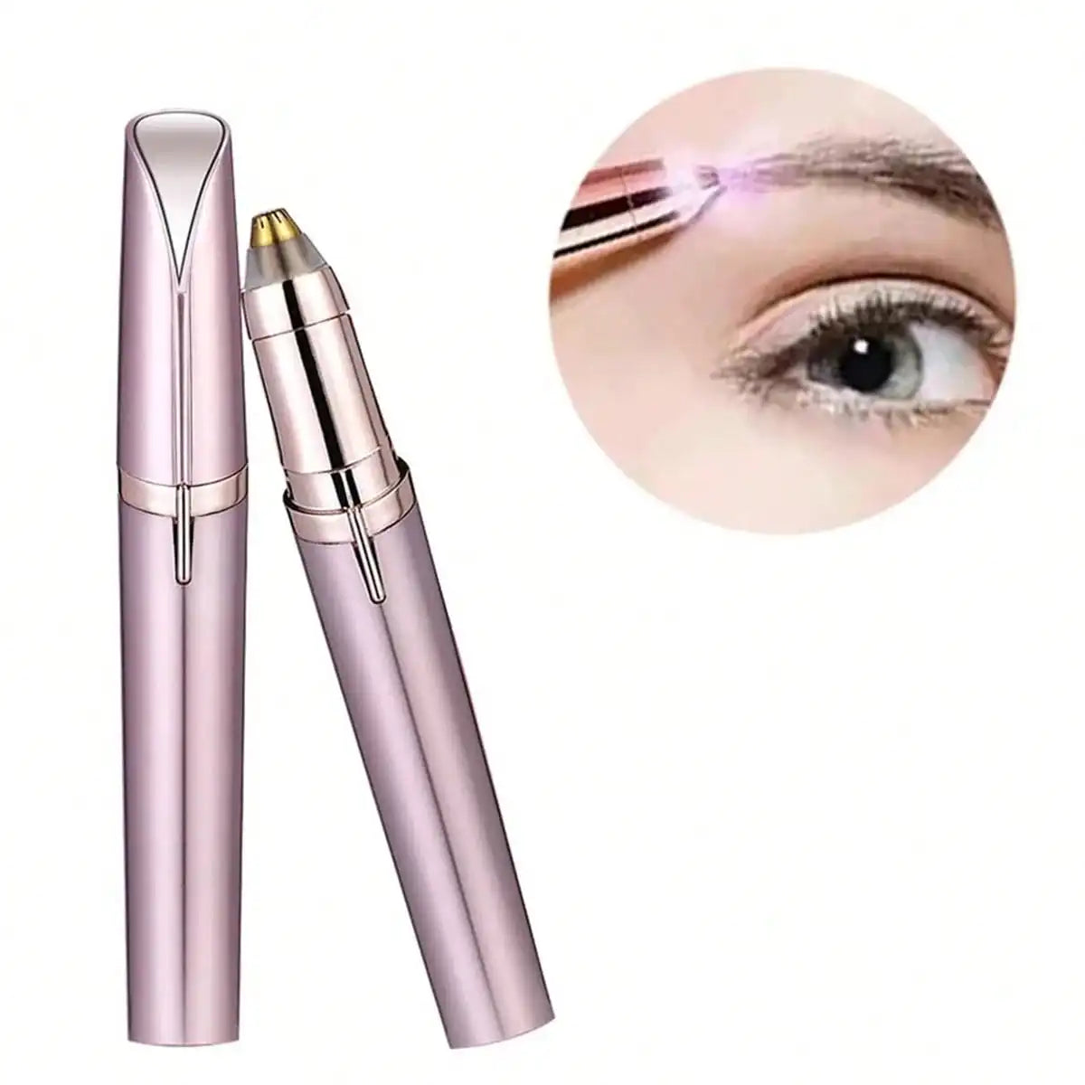 Women’s Electric Eyebrow Trimmer & Facial Hair Remover – Rechargeable Precision Brow Shaper Pen