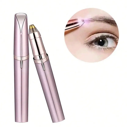 Women’s Electric Eyebrow Trimmer & Facial Hair Remover – Rechargeable Precision Brow Shaper Pen