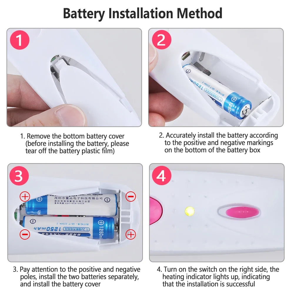 Electric Eyelash Curler – Pink, Rechargeable Heated Lash Curler for Long-Lasting Curl, Fast Heating & Portable Design