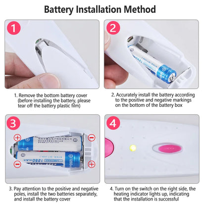 Electric Eyelash Curler – Pink, Rechargeable Heated Lash Curler for Long-Lasting Curl, Fast Heating & Portable Design