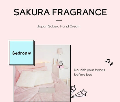 LAIKOU Sakura Hand Cream – Whitening, Anti-Wrinkle, Moisturizing, Anti-Crack, 30g Korean Skincare