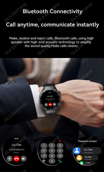 Smart Watch GPS NFC Bluetooth Call 1.52" HD Fitness Tracker Android iPhone