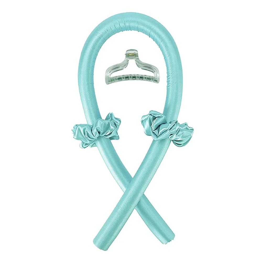 Heatless Curling Rod Headband – Soft Foam Hair Curlers for Sleeping, No-Heat Silk Curl Ribbon for Natural Waves & Curls