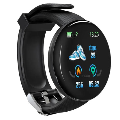XMSJ Smart Watch Fitness Tracker | Heart Rate & Sleep Monitor | Activity Tracker | Round Touch Screen | Android & iOS