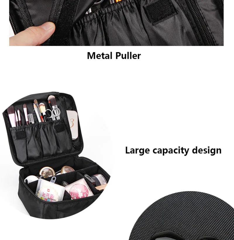 Professional Makeup Case Travel Cosmetic Organizer Waterproof Beauty Storage Bag