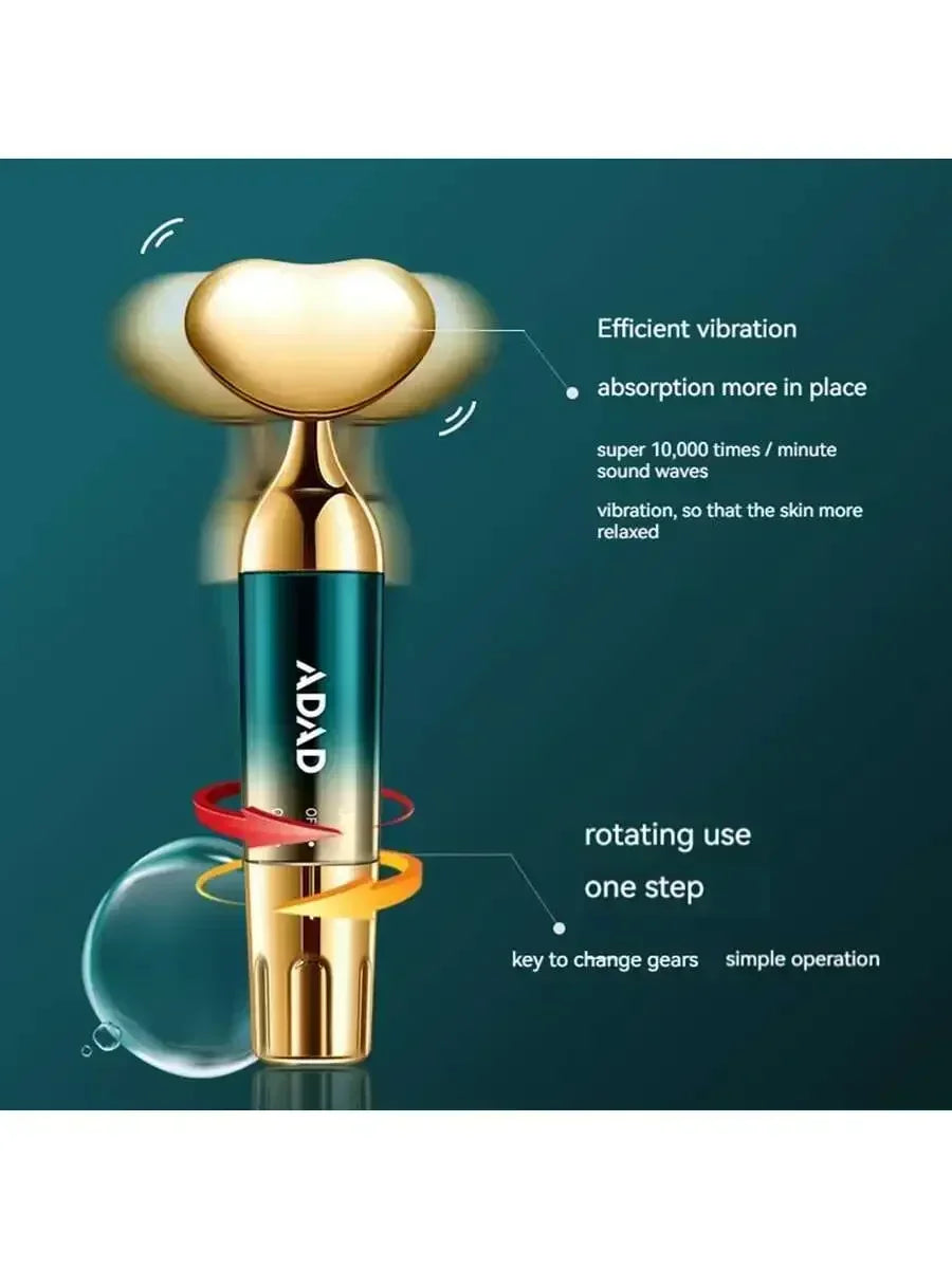 Facial Massage Device – Anti-Wrinkle Beauty Instrument for Skin Tightening, Lifting & Essence Absorption