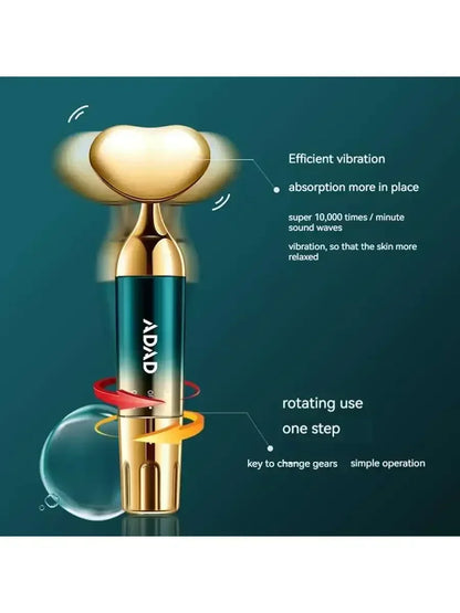 Facial Massage Device – Anti-Wrinkle Beauty Instrument for Skin Tightening, Lifting & Essence Absorption