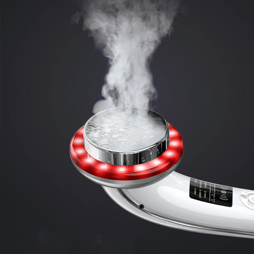 6-in-1 EMS Ultrasonic Body Slimming & Face Lifting Massager Machine – Infrared Therapy