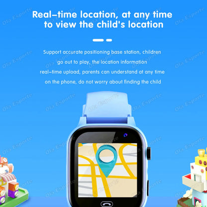 Kids 4G Smart Watch SIM Card Phone SOS Call Camera GPS Touch Screen Watch