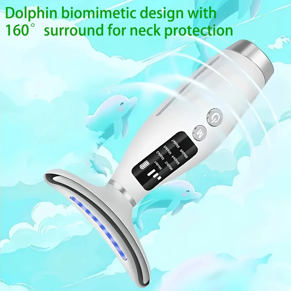 3-in-1 Facial Beauty Massager – EMS-Inspired Skin Toning for Face, Neck & Eyes