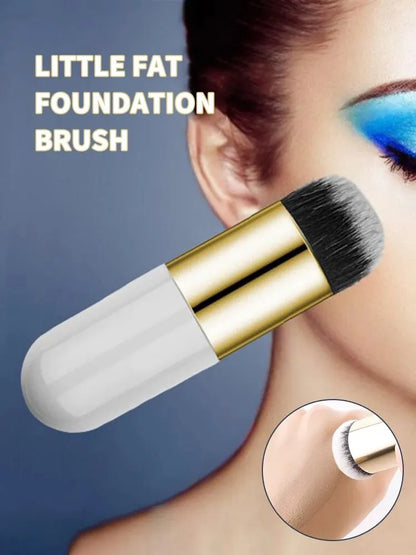 Mushroom Foundation Brush – Large & Small Makeup Brush Set | Soft Synthetic Bristles | For Foundation, BB Cream & Liquid Makeup