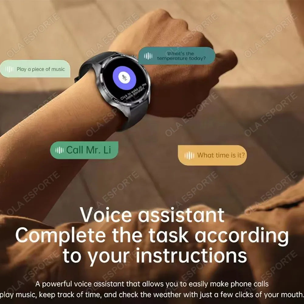 Smart Watch GPS NFC Bluetooth Call 1.52" HD Fitness Tracker Android iPhone