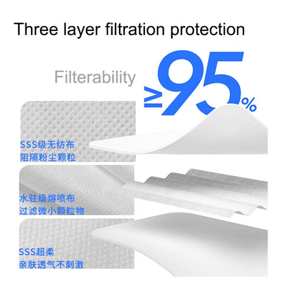 30PCS KN95 / FFP2 Multicolor Face Masks – 3D Fish Design, 3-Layer Disposable Protective Masks, Individually Packaged for Adults