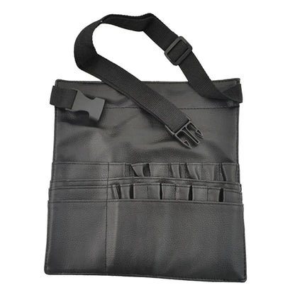 22-Pocket Professional Makeup Brush Holder Apron Bag with Belt Strap – Cosmetic Organizer for Women & Makeup Artists