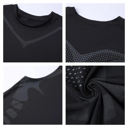 Men's Compression Tank Top Sleeveless Gym Shirt Quick Dry Workout Fitness Vest