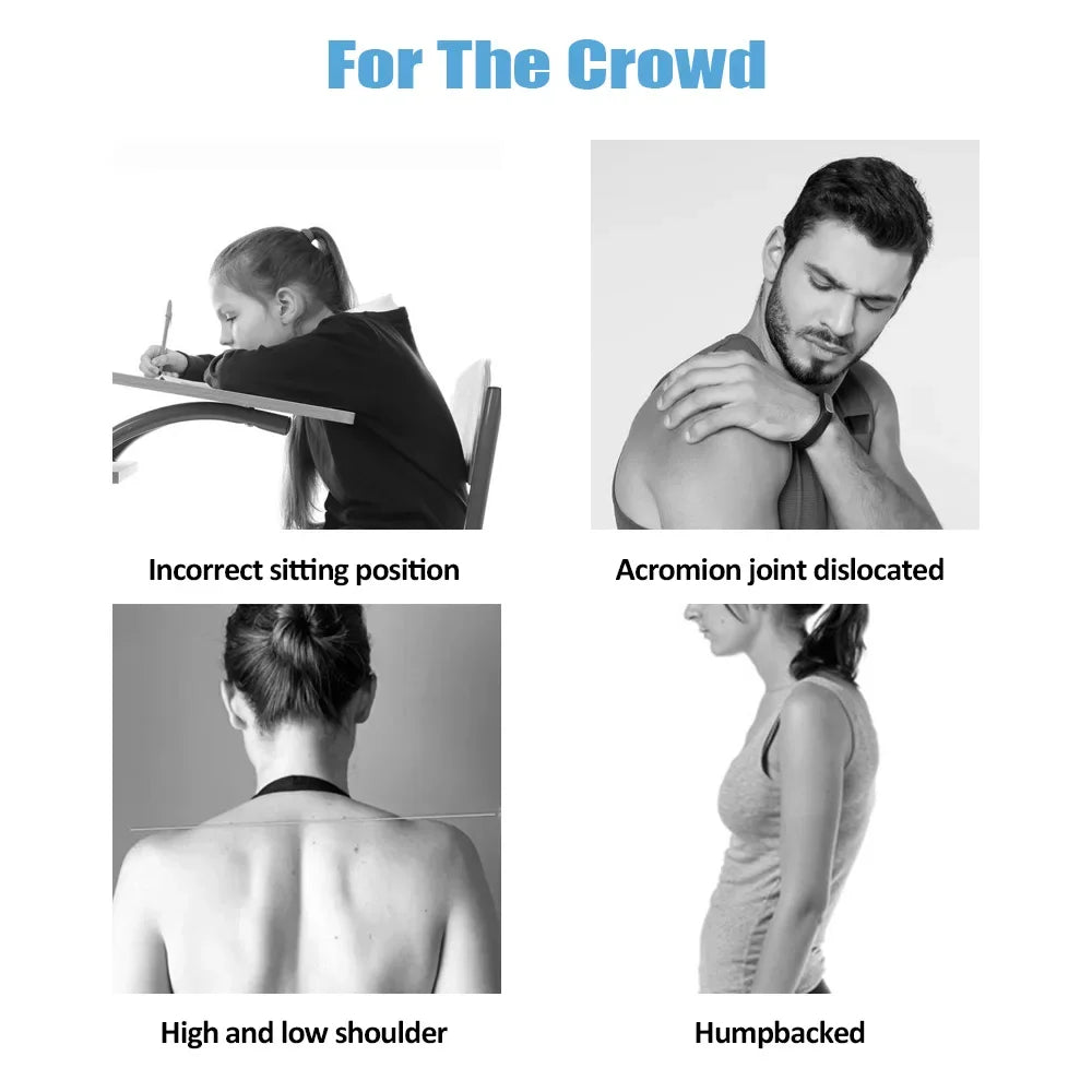 Smart Posture Corrector with Sensor – Invisible Back Support Belt & Hunchback Reminder for Adults and Kids
