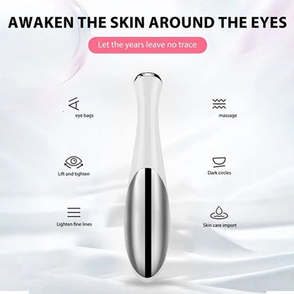 Electric Eye Massage Pen – Portable Beauty Tool for Facial & Eye Care, Battery-Powered