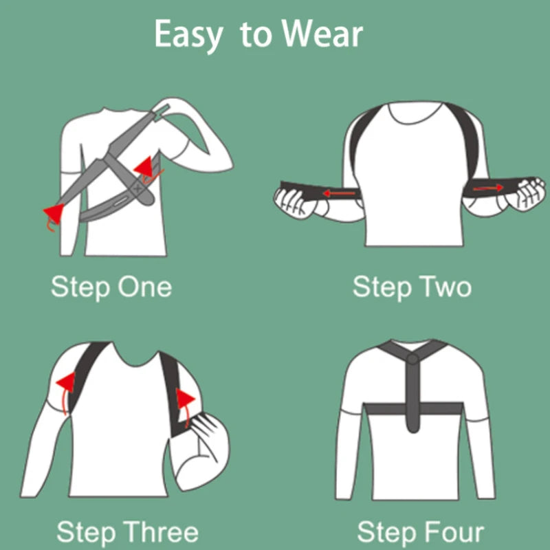 Adjustable Back & Shoulder Posture Corrector – Clavicle and Spine Support Belt for Better Posture, Neck & Upper Back Brace for Home, Office, and Sports