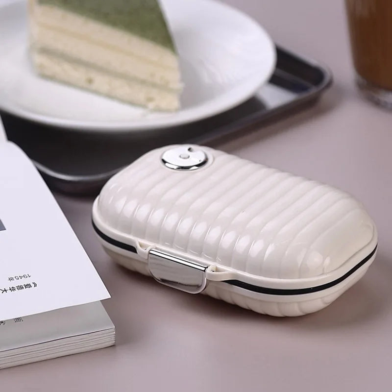 Portable 7 Day Pill Organizer Waterproof Travel Medicine Storage Case Sealed Box