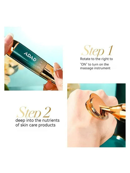 Facial Massage Device – Anti-Wrinkle Beauty Instrument for Skin Tightening, Lifting & Essence Absorption