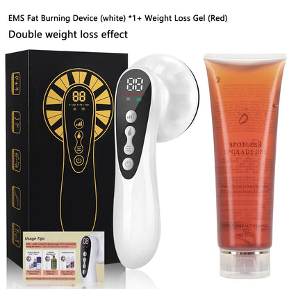 Electric Vibrating Body Massager with Heat & Red Light – Handheld Skin Firming & Body Sculpting Device