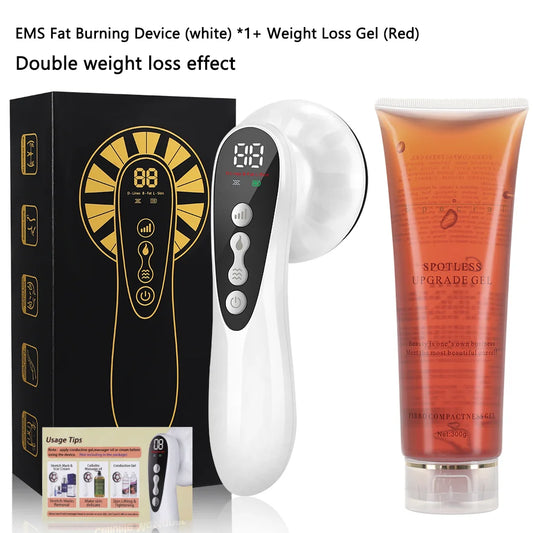 Electric Vibrating Body Massager with Heat & Red Light – Handheld Skin Firming & Body Sculpting Device