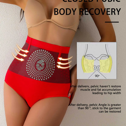 Women's High Waist Shapewear Briefs Seamless Tummy Control Underwear Body Shaper
