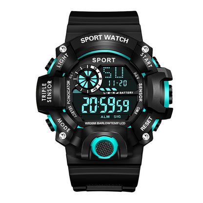 MAYZHISU Men’s Digital Sports Watch | Large Dial | Alarm, Stopwatch & Backlight | 3ATM Water Resistant | Military Style Wristwatch