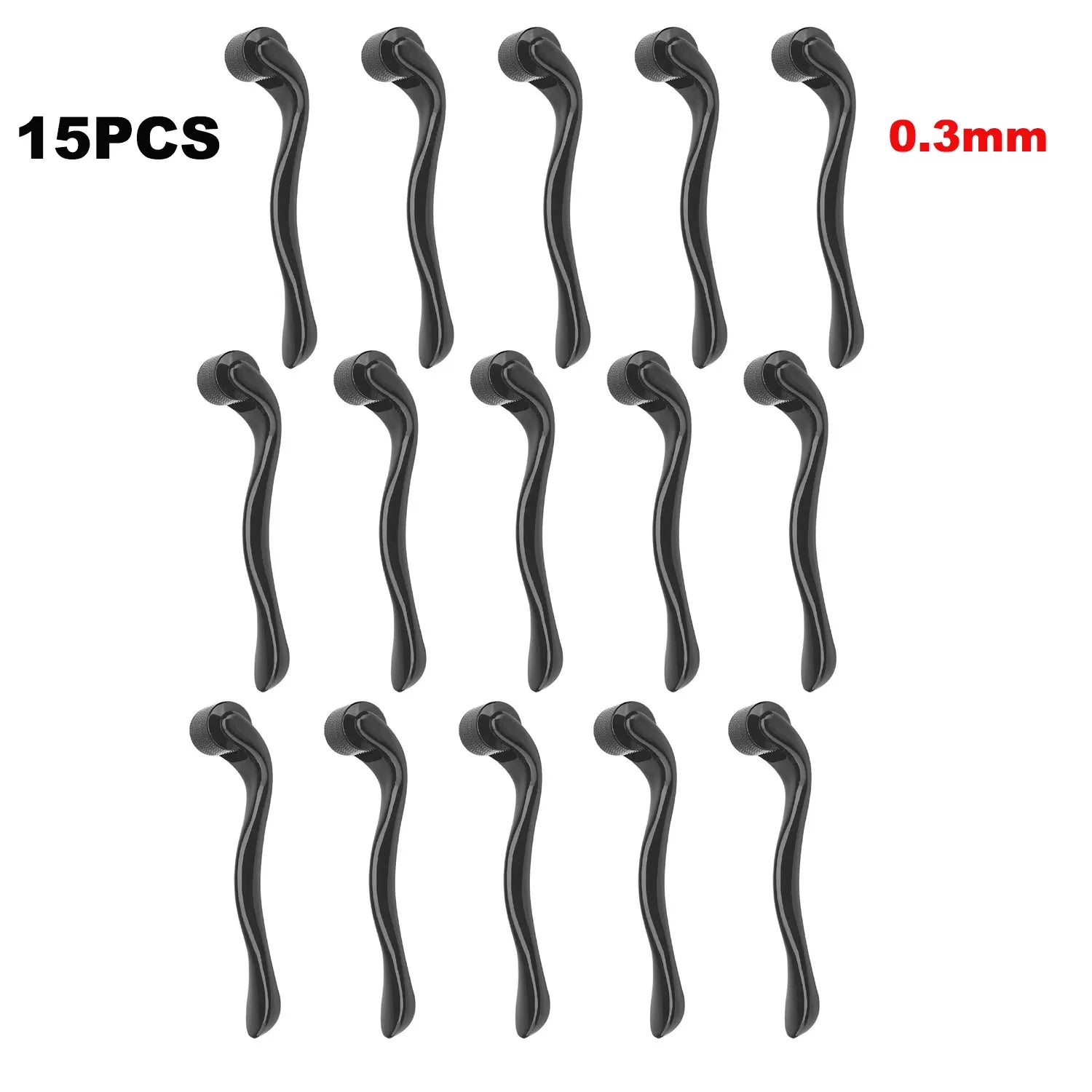 540 Needle Derma Roller 0.2–0.3mm Microneedle Tool for Face, Beard & Body Skin Care