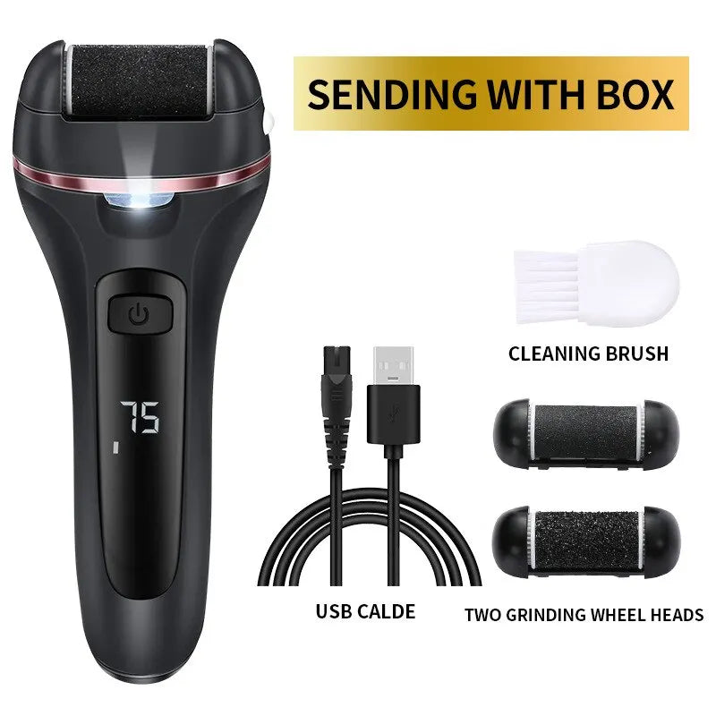 Rechargeable Electric Pedicure Tool – Professional Callus Remover & Foot File for Smooth Heels