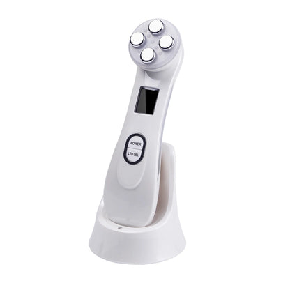 5-in-1 RF EMS LED Photon Beauty Device – Skin Lifting, Anti-Wrinkle & Tightening Facial Massager