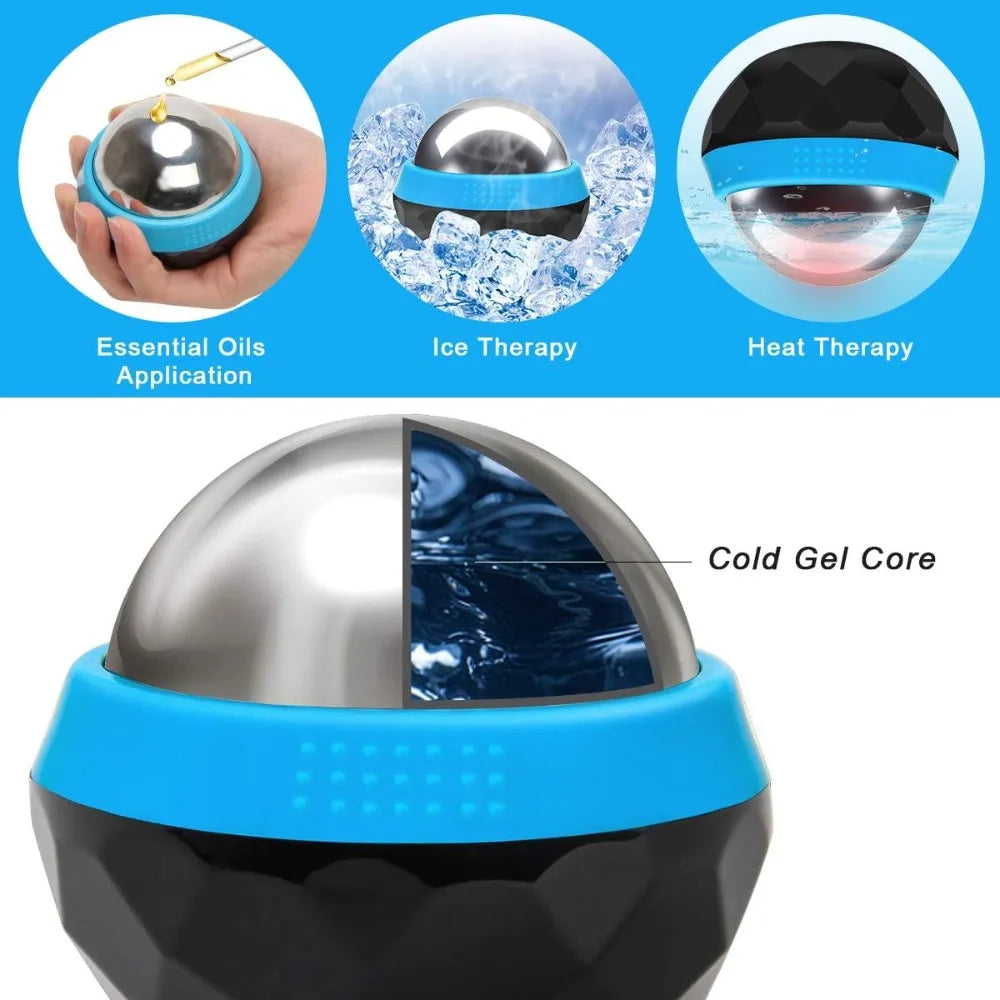 DUTRIEUX Hot & Cold Massage Ball Trigger Point Roller for Back Neck Foot Muscle Relief
